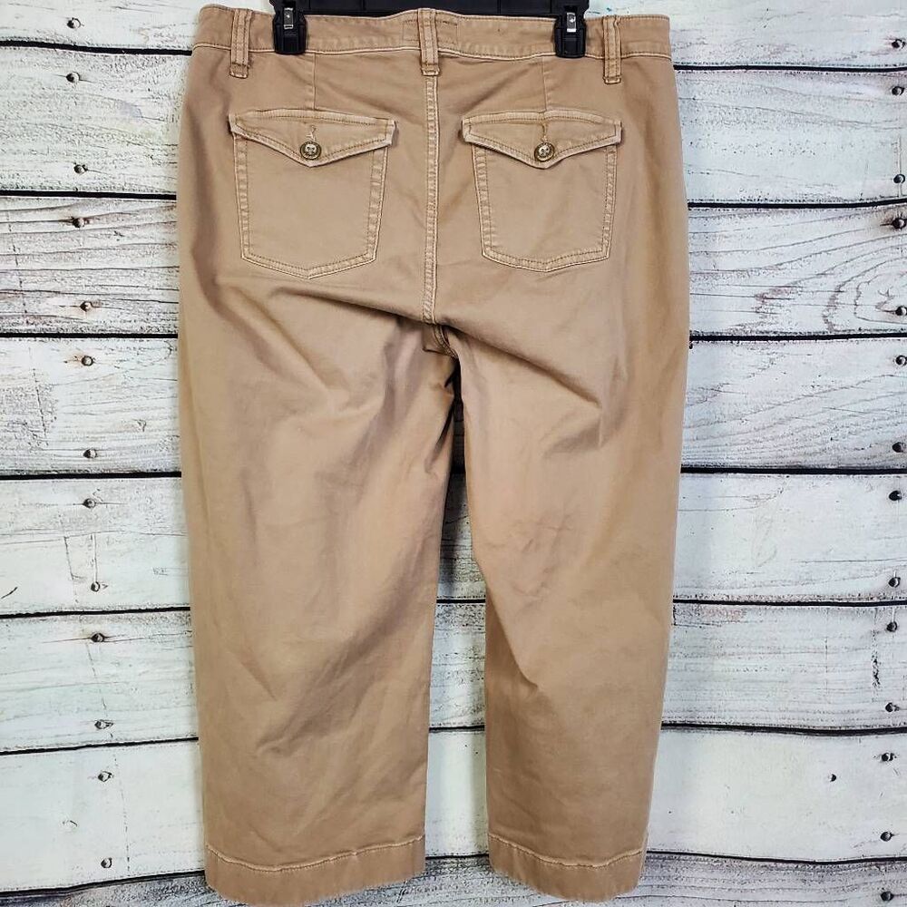 Torrid Tan Cropped Pants - Picture 3 of 7